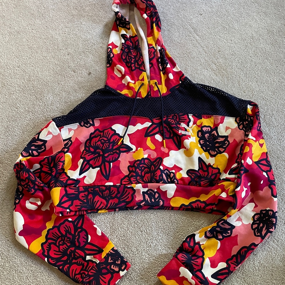 PUMA multi-colored short set.  SOLD AS A SET.
